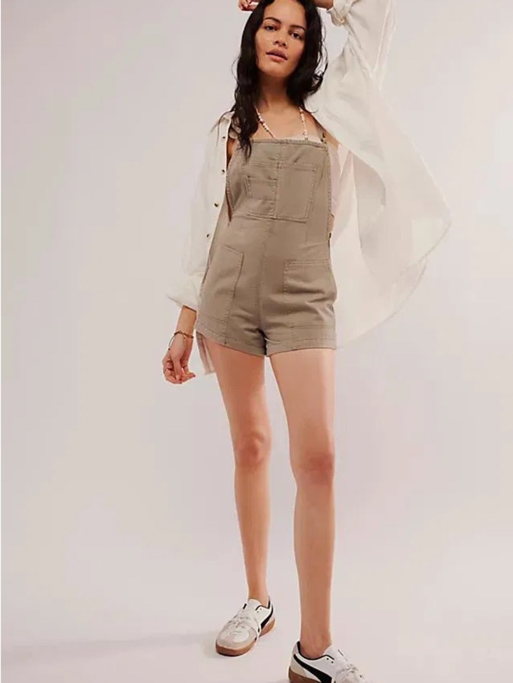 Free People Tough Love Shortalls